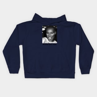 Hashtag You Do You. ( Grace Jones ) Kids Hoodie